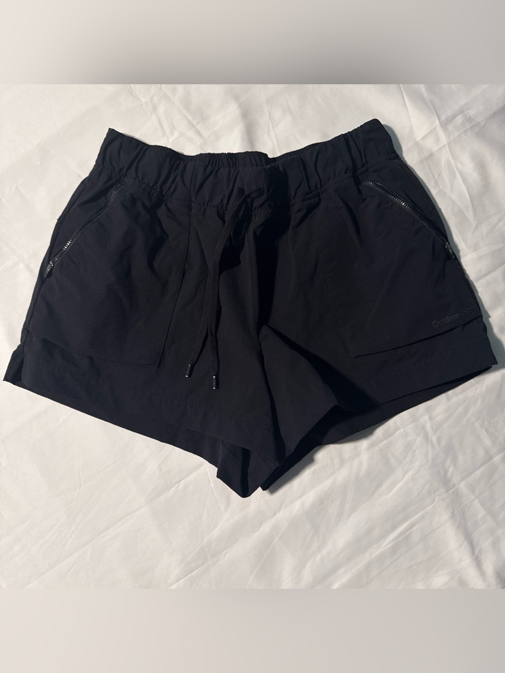 Outdoor Voices Black Athletic Drawstring Shorts